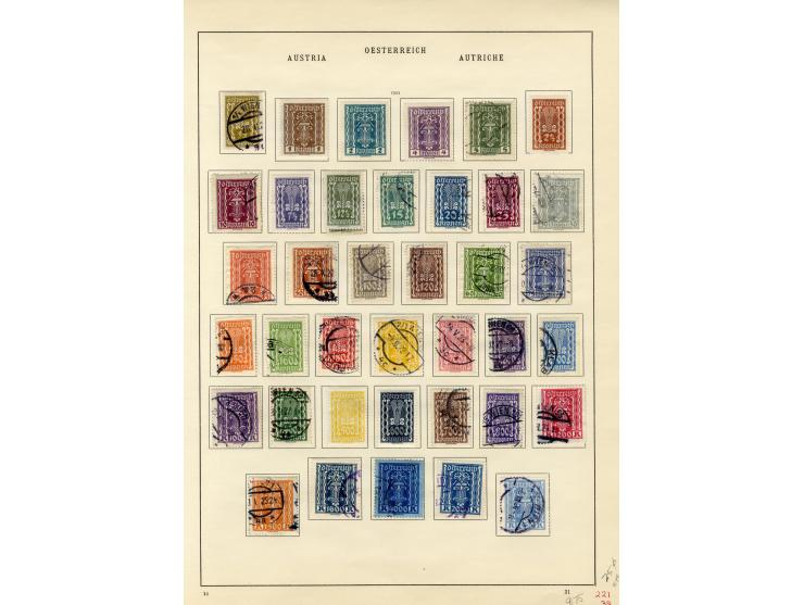 1850/1936, vorwiegend gestempelte Sammlung mit vielen besseren Werten ab Klassik, dabei u.a. Mi.-Nr. 518-23, 551-54, 555A, 55