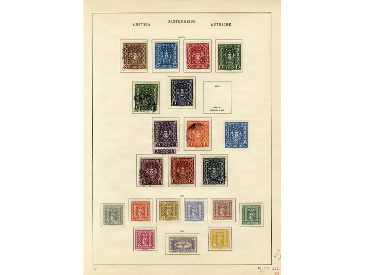 1850/1936, vorwiegend gestempelte Sammlung mit vielen besseren Werten ab Klassik, dabei u.a. Mi.-Nr. 518-23, 551-54, 555A, 55