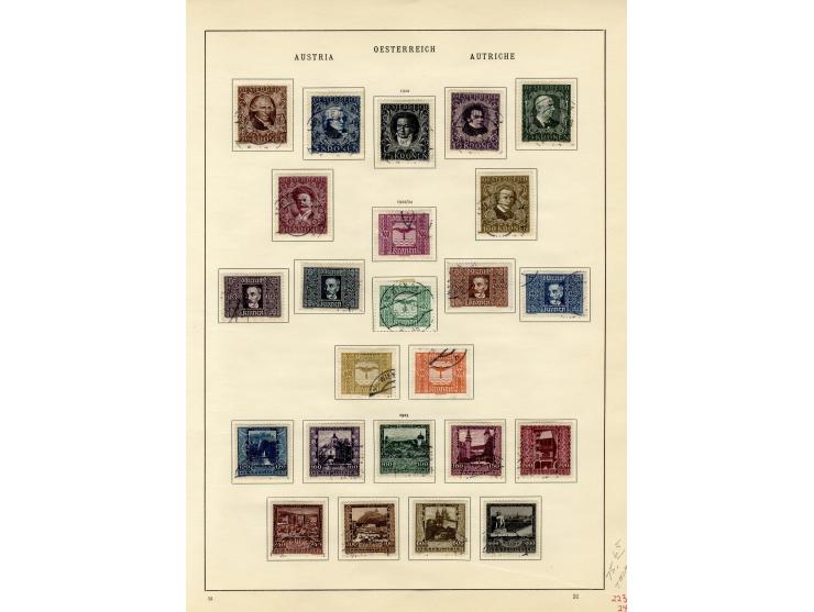 1850/1936, vorwiegend gestempelte Sammlung mit vielen besseren Werten ab Klassik, dabei u.a. Mi.-Nr. 518-23, 551-54, 555A, 55