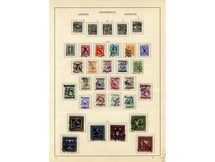1850/1936, vorwiegend gestempelte Sammlung mit vielen besseren Werten ab Klassik, dabei u.a. Mi.-Nr. 518-23, 551-54, 555A, 55