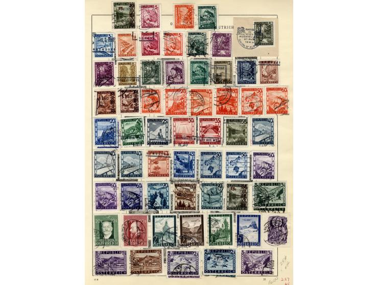 1850/1936, vorwiegend gestempelte Sammlung mit vielen besseren Werten ab Klassik, dabei u.a. Mi.-Nr. 518-23, 551-54, 555A, 55