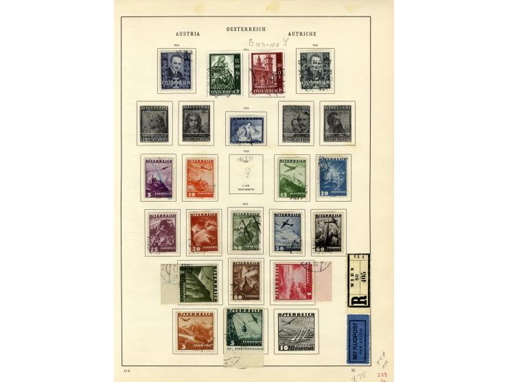 1850/1936, vorwiegend gestempelte Sammlung mit vielen besseren Werten ab Klassik, dabei u.a. Mi.-Nr. 518-23, 551-54, 555A, 55