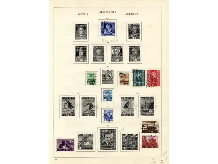 1850/1936, vorwiegend gestempelte Sammlung mit vielen besseren Werten ab Klassik, dabei u.a. Mi.-Nr. 518-23, 551-54, 555A, 55