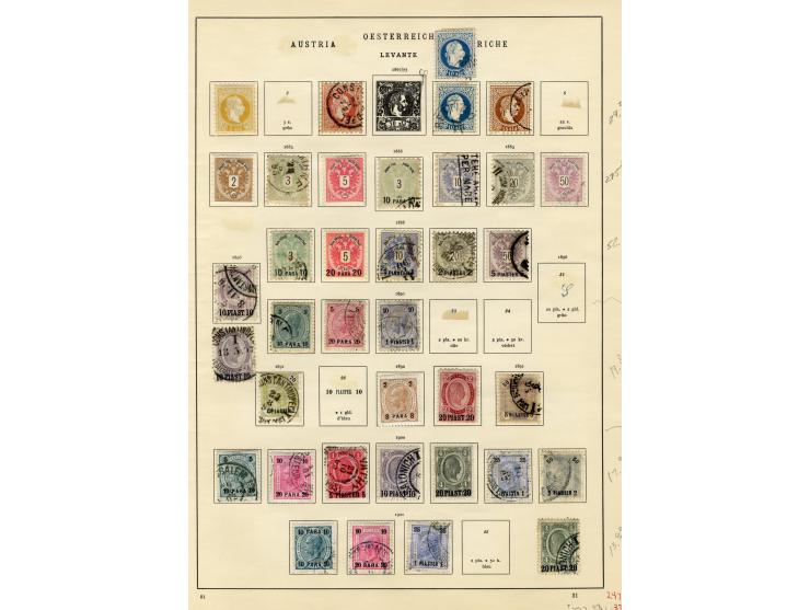 1850/1936, vorwiegend gestempelte Sammlung mit vielen besseren Werten ab Klassik, dabei u.a. Mi.-Nr. 518-23, 551-54, 555A, 55
