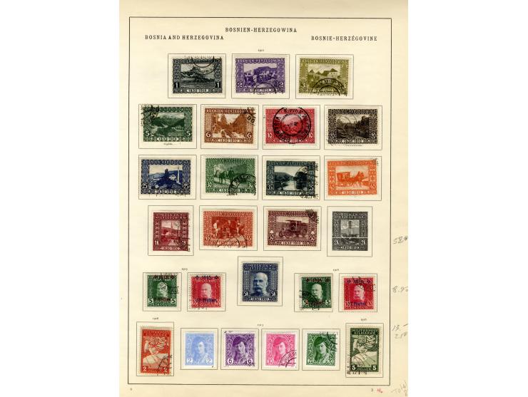 1850/1936, vorwiegend gestempelte Sammlung mit vielen besseren Werten ab Klassik, dabei u.a. Mi.-Nr. 518-23, 551-54, 555A, 55