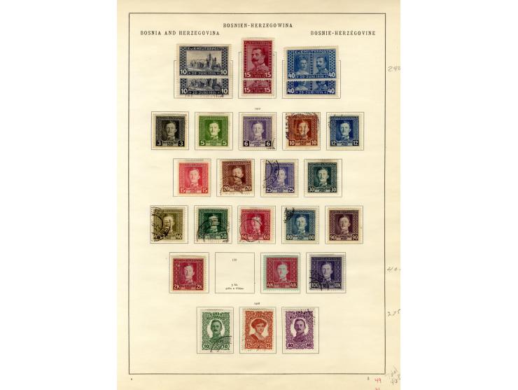 1850/1936, vorwiegend gestempelte Sammlung mit vielen besseren Werten ab Klassik, dabei u.a. Mi.-Nr. 518-23, 551-54, 555A, 55