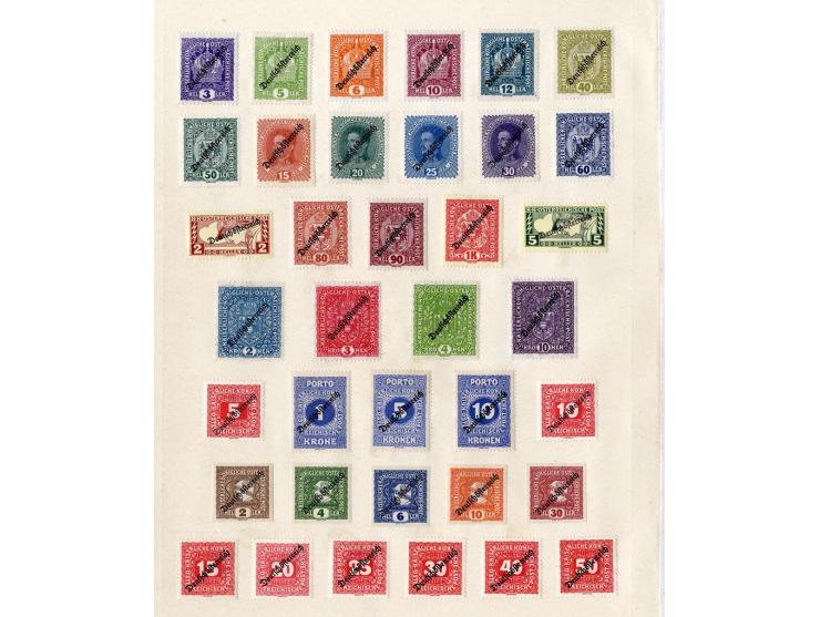 1850/1915 (ca.), ungebrauchte und gestempelte alte Sammlung mit Ungarn und Bosnien-Herzegowina