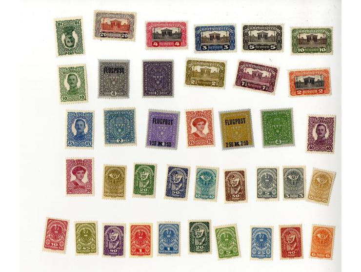 1850/1915 (ca.), ungebrauchte und gestempelte alte Sammlung mit Ungarn und Bosnien-Herzegowina