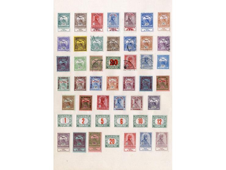 1850/1915 (ca.), ungebrauchte und gestempelte alte Sammlung mit Ungarn und Bosnien-Herzegowina