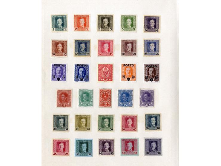 1850/1915 (ca.), ungebrauchte und gestempelte alte Sammlung mit Ungarn und Bosnien-Herzegowina