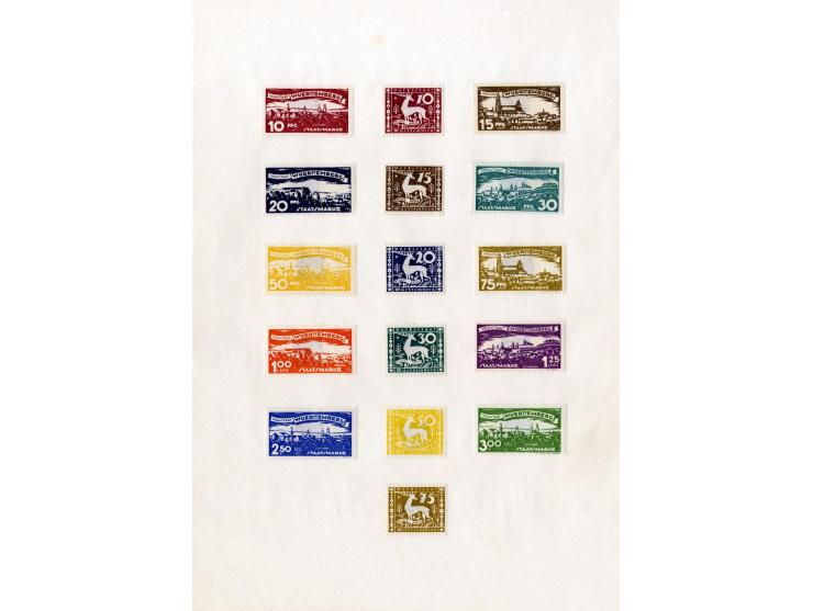 1850/1915 (ca.), ungebrauchte und gestempelte alte Sammlung mit Ungarn und Bosnien-Herzegowina