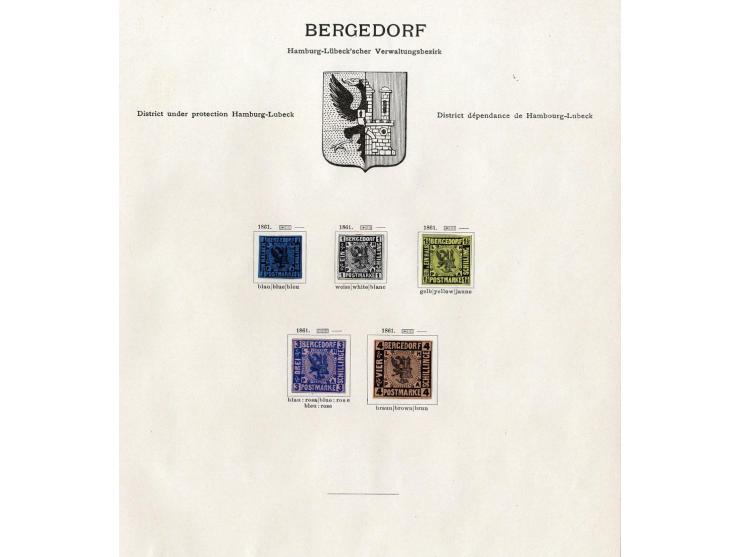 1850/1915 (ca.), ungebrauchte und gestempelte alte Sammlung mit Ungarn und Bosnien-Herzegowina
