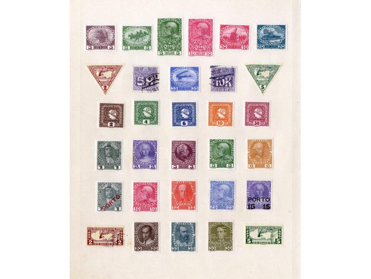 1850/1915 (ca.), ungebrauchte und gestempelte alte Sammlung mit Ungarn und Bosnien-Herzegowina