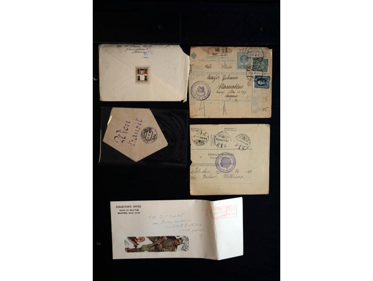 1914/18, umfangreicher Sammlungsposten mit einigen hundert Zensurbriefen und Karten inkl. viel Feldpost, dabei viele verschie
