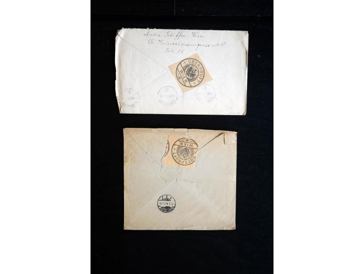 1914/18, umfangreicher Sammlungsposten mit einigen hundert Zensurbriefen und Karten inkl. viel Feldpost, dabei viele verschie