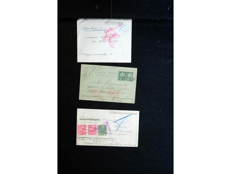 1914/18, umfangreicher Sammlungsposten mit einigen hundert Zensurbriefen und Karten inkl. viel Feldpost, dabei viele verschie