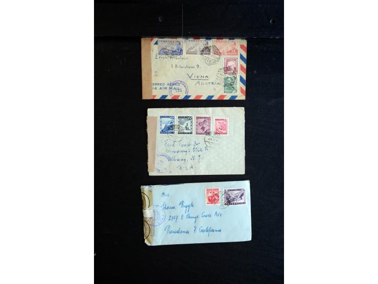 1945/60 (ca), interessanter Posten mit Zensurpost, dabei viel Auslandspost bzw. Incoming Mail, viele verschiedenene Zensuren 