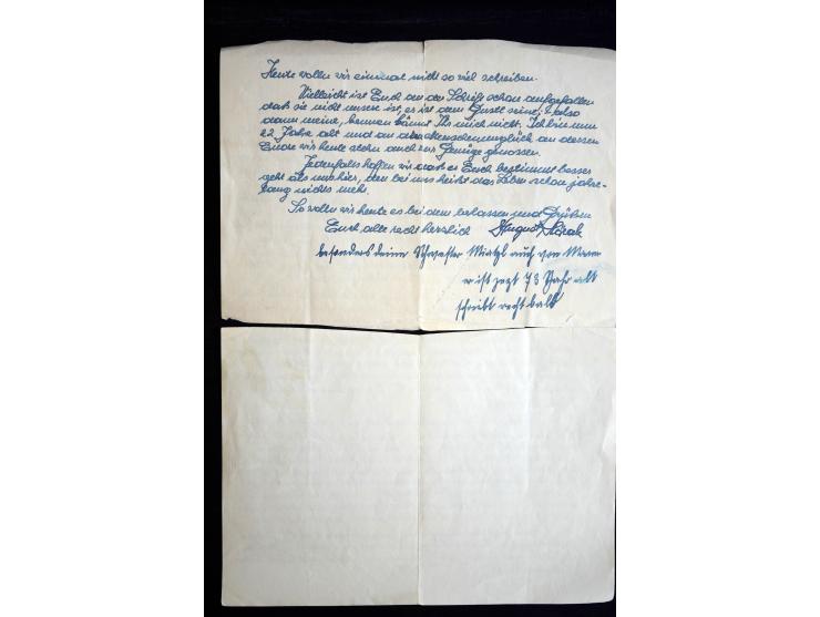 1945/60 (ca), interessanter Posten mit Zensurpost, dabei viel Auslandspost bzw. Incoming Mail, viele verschiedenene Zensuren 