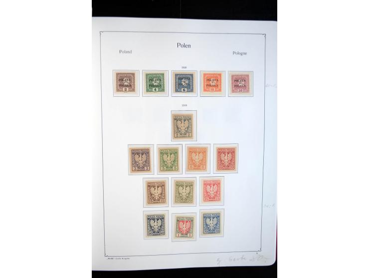 1860/1939, postfrische und ungebrauchte Sammlung (nur Nr. 1 gestempelt) mit u.a. Mi.-Nr. 213-23, Bl.1 (Neugummi), 5A+B, 6 etc