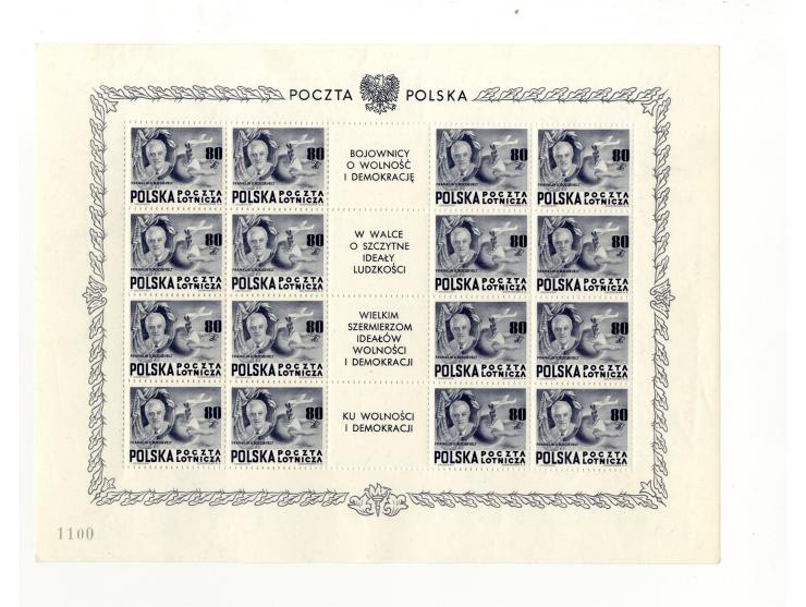 1946/62, postfrische und gestempelte Partie mit u.a. Mi.-Nr. 445-47 KLB, 515-17 KLB, 1151-55 KLB postfrisch und gestempelt, 1