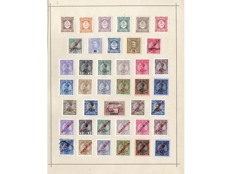 1850/1915 (ca.), ungebrauchte und gestempelte alte Sammlung mit u.a. Hl. Antonius kpl.; einiges haftend
