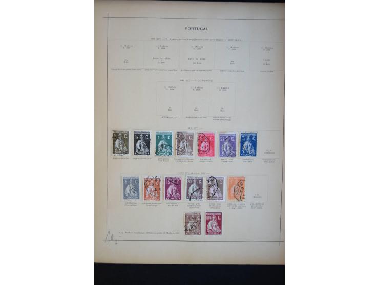 1853/1975 (ca.), fast ausschließlich gestempelte Sammlung mit u.a. Mi.-Nr. 1 (2), 3, 4 (Fotoattest Nucleo), 6, 44 etc., Klass