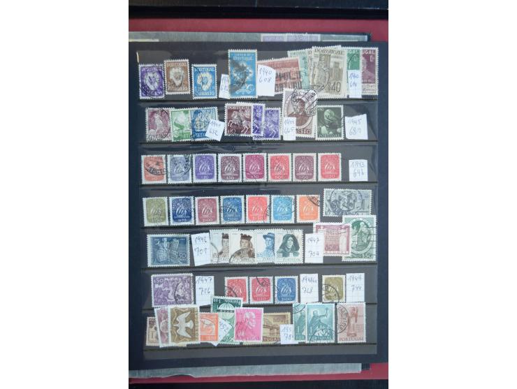 1853/1975 (ca.), fast ausschließlich gestempelte Sammlung mit u.a. Mi.-Nr. 1 (2), 3, 4 (Fotoattest Nucleo), 6, 44 etc., Klass