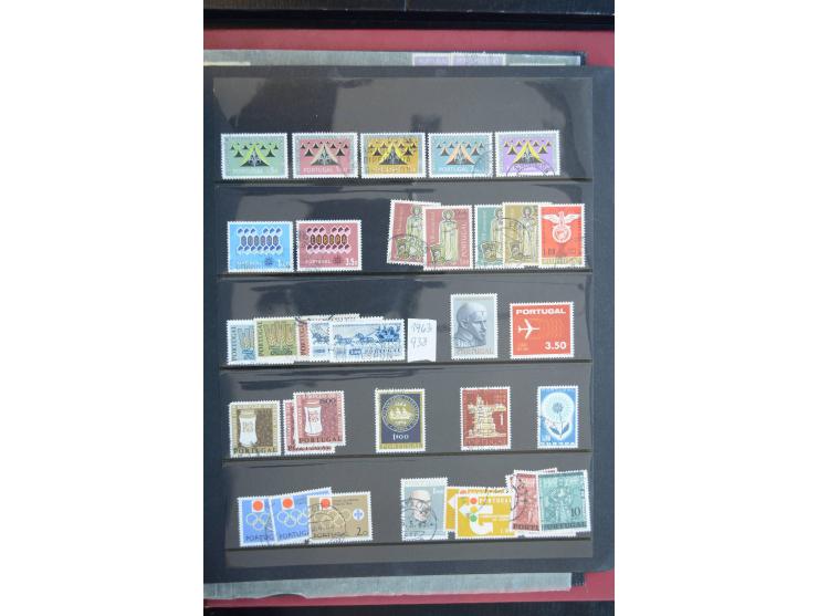 1853/1975 (ca.), fast ausschließlich gestempelte Sammlung mit u.a. Mi.-Nr. 1 (2), 3, 4 (Fotoattest Nucleo), 6, 44 etc., Klass