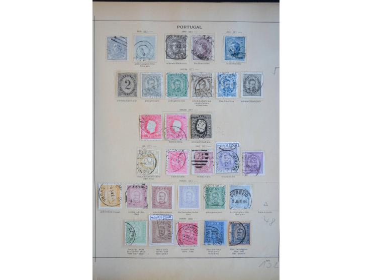 1853/1975 (ca.), fast ausschließlich gestempelte Sammlung mit u.a. Mi.-Nr. 1 (2), 3, 4 (Fotoattest Nucleo), 6, 44 etc., Klass