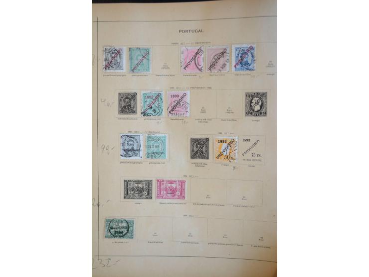 1853/1975 (ca.), fast ausschließlich gestempelte Sammlung mit u.a. Mi.-Nr. 1 (2), 3, 4 (Fotoattest Nucleo), 6, 44 etc., Klass