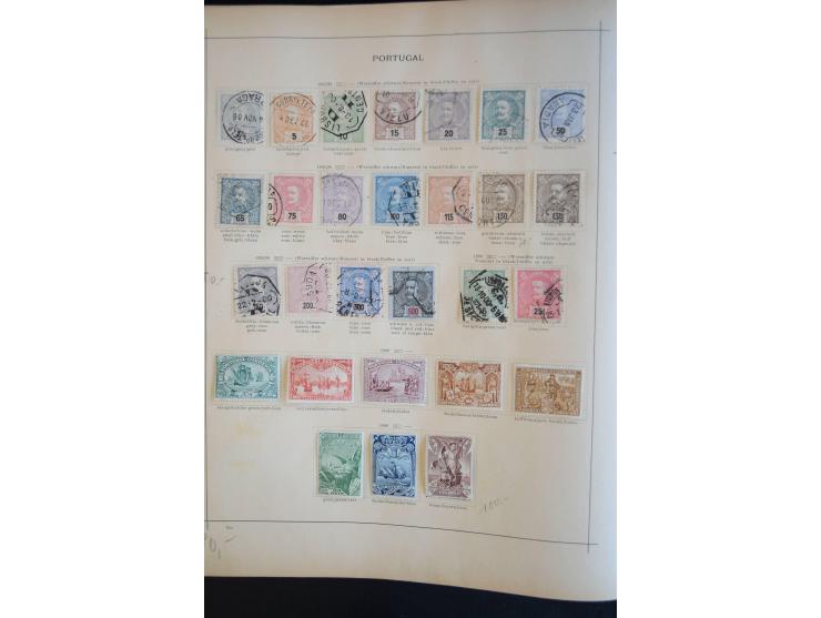 1853/1975 (ca.), fast ausschließlich gestempelte Sammlung mit u.a. Mi.-Nr. 1 (2), 3, 4 (Fotoattest Nucleo), 6, 44 etc., Klass