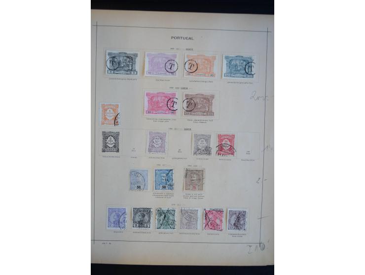 1853/1975 (ca.), fast ausschließlich gestempelte Sammlung mit u.a. Mi.-Nr. 1 (2), 3, 4 (Fotoattest Nucleo), 6, 44 etc., Klass