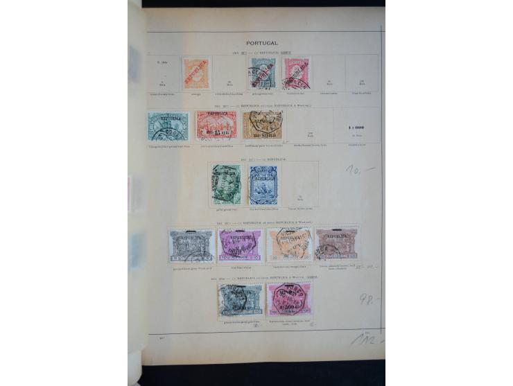 1853/1975 (ca.), fast ausschließlich gestempelte Sammlung mit u.a. Mi.-Nr. 1 (2), 3, 4 (Fotoattest Nucleo), 6, 44 etc., Klass