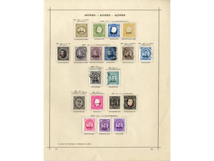 1868/1915 (ca.), ungebrauchte und gestempelte alte Sammlung mit vielen besseren werten und kpl. Ausgaben, dabei auch Macao un