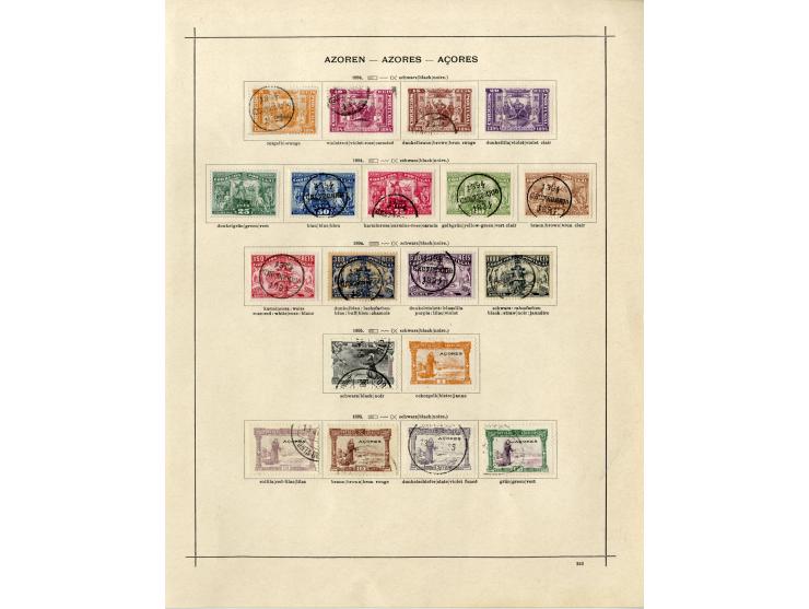 1868/1915 (ca.), ungebrauchte und gestempelte alte Sammlung mit vielen besseren werten und kpl. Ausgaben, dabei auch Macao un
