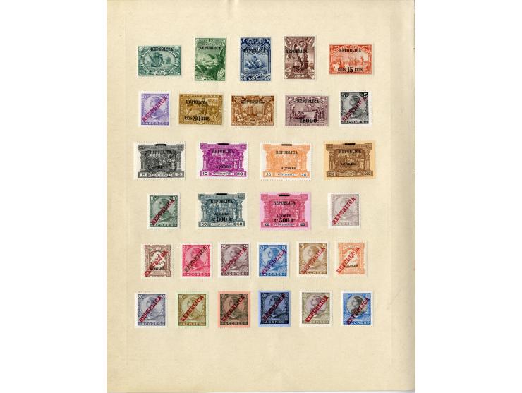 1868/1915 (ca.), ungebrauchte und gestempelte alte Sammlung mit vielen besseren werten und kpl. Ausgaben, dabei auch Macao un