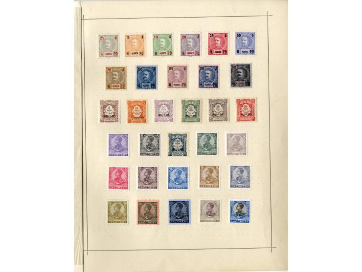 1868/1915 (ca.), ungebrauchte und gestempelte alte Sammlung mit vielen besseren werten und kpl. Ausgaben, dabei auch Macao un