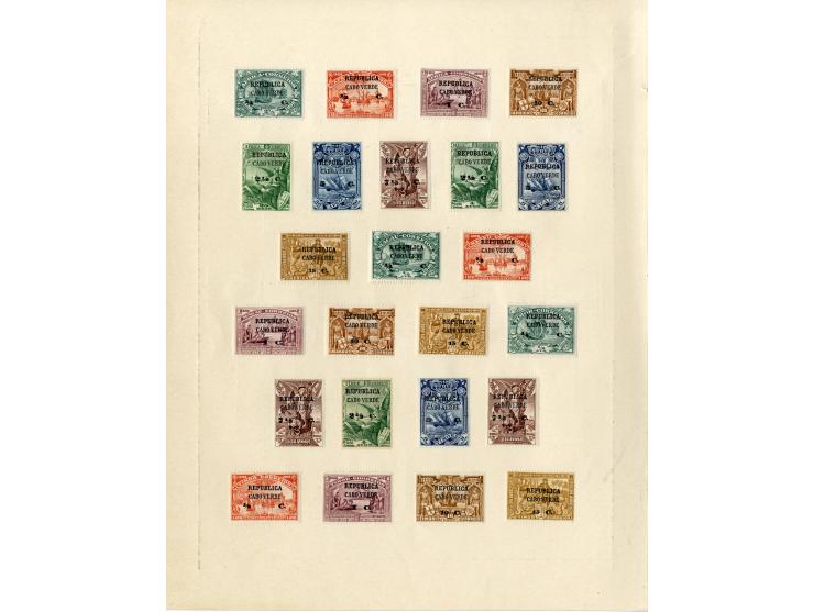 1868/1915 (ca.), ungebrauchte und gestempelte alte Sammlung mit vielen besseren werten und kpl. Ausgaben, dabei auch Macao un