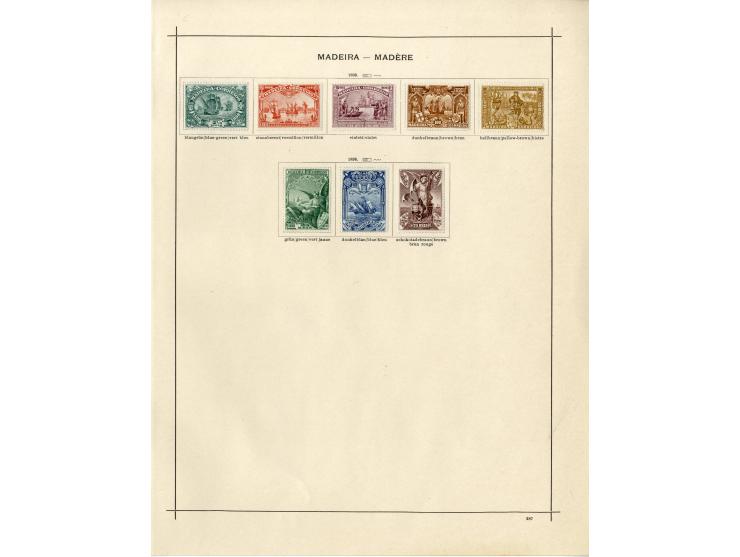 1868/1915 (ca.), ungebrauchte und gestempelte alte Sammlung mit vielen besseren werten und kpl. Ausgaben, dabei auch Macao un