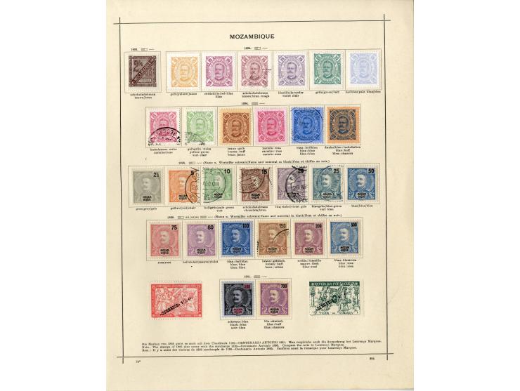 1868/1915 (ca.), ungebrauchte und gestempelte alte Sammlung mit vielen besseren werten und kpl. Ausgaben, dabei auch Macao un