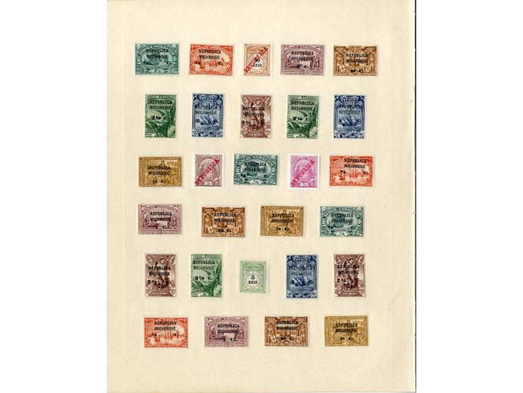 1868/1915 (ca.), ungebrauchte und gestempelte alte Sammlung mit vielen besseren werten und kpl. Ausgaben, dabei auch Macao un