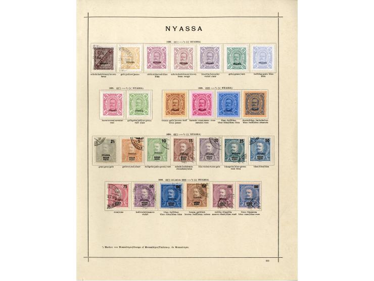 1868/1915 (ca.), ungebrauchte und gestempelte alte Sammlung mit vielen besseren werten und kpl. Ausgaben, dabei auch Macao un