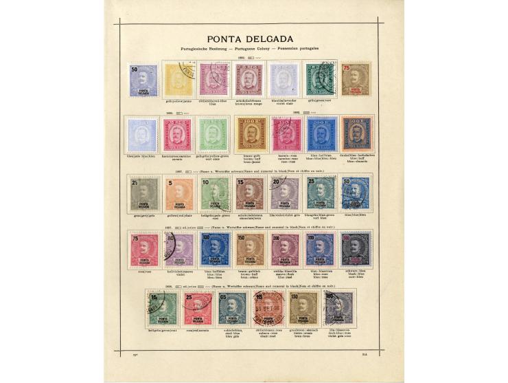 1868/1915 (ca.), ungebrauchte und gestempelte alte Sammlung mit vielen besseren werten und kpl. Ausgaben, dabei auch Macao un