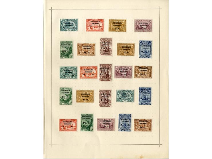 1868/1915 (ca.), ungebrauchte und gestempelte alte Sammlung mit vielen besseren werten und kpl. Ausgaben, dabei auch Macao un