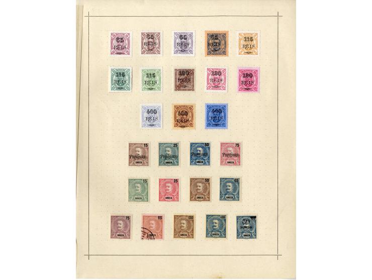 1868/1915 (ca.), ungebrauchte und gestempelte alte Sammlung mit vielen besseren werten und kpl. Ausgaben, dabei auch Macao un
