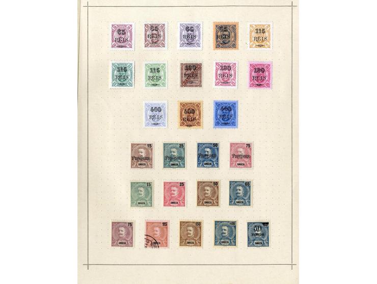 1868/1915 (ca.), ungebrauchte und gestempelte alte Sammlung mit vielen besseren werten und kpl. Ausgaben, dabei auch Macao un