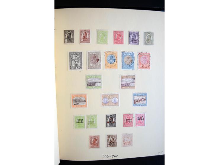 1858/1974, mehrfach postfrische, ungebrauchte und gestempelt angelegte Sammlungen mit einigen besseren Anfangsausgaben, späte