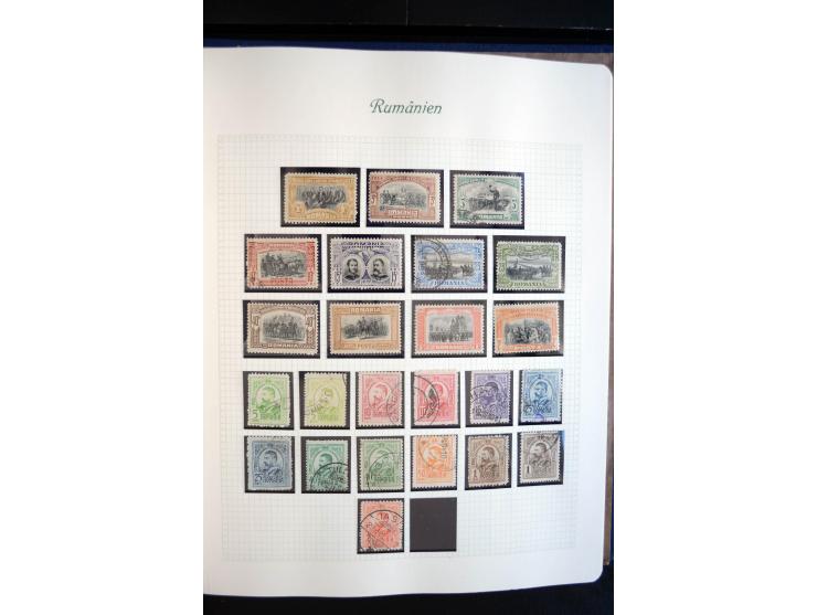 1858/1974, mehrfach postfrische, ungebrauchte und gestempelt angelegte Sammlungen mit einigen besseren Anfangsausgaben, späte