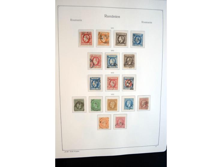 1858/1974, mehrfach postfrische, ungebrauchte und gestempelt angelegte Sammlungen mit einigen besseren Anfangsausgaben, späte