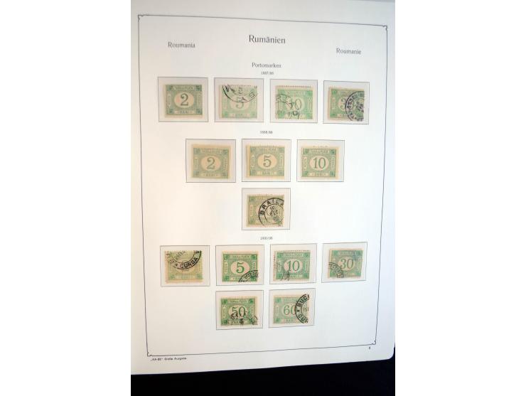 1858/1974, mehrfach postfrische, ungebrauchte und gestempelt angelegte Sammlungen mit einigen besseren Anfangsausgaben, späte